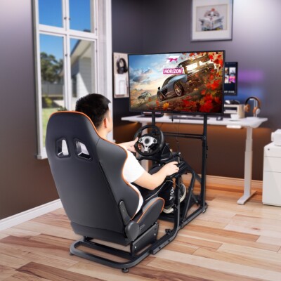 Simulator Cockpit Ps4 Gaming Chair With Steering Wheel Racing