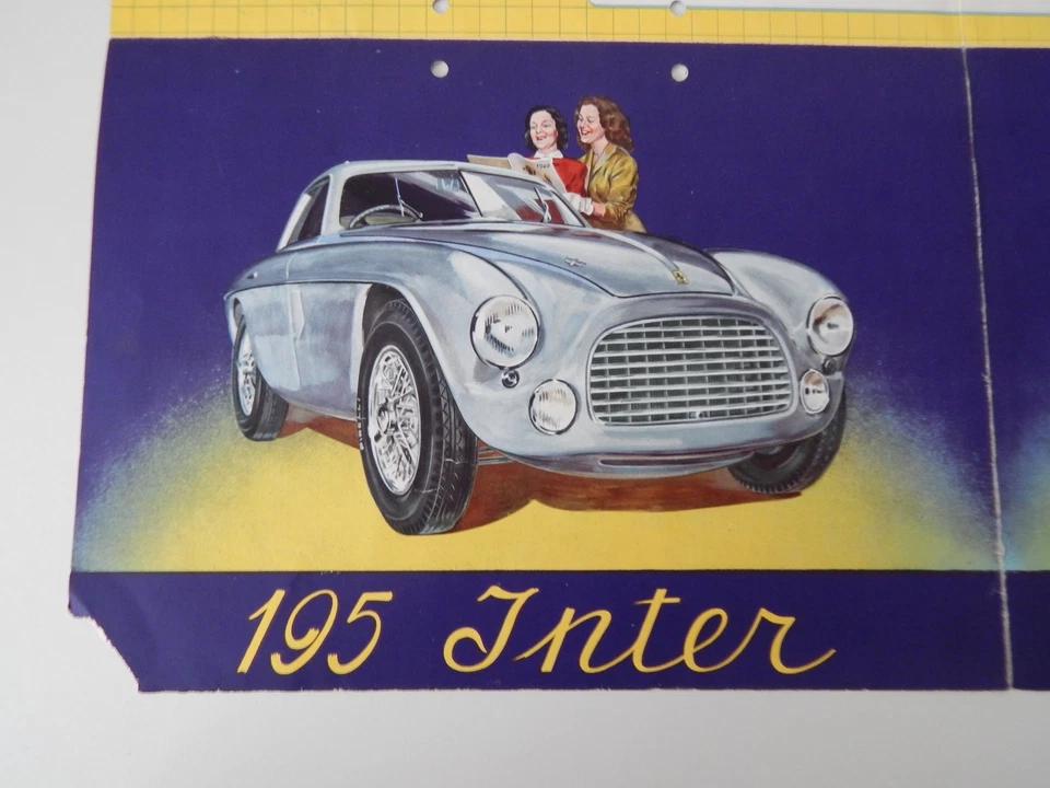 Folleto de ventas original Ferrari 30 años de experiencia 195 Inter 340 America 212 Foto 3 de 4