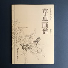 Drawing Calligraphy Reference Hundreds of Grass Insect For Tattoo Flash Book