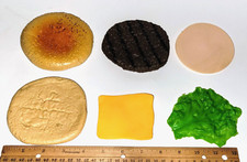 MTC Feels  Looks Realistic VTG Cheeseburger Pretend Food Prop Stage Display