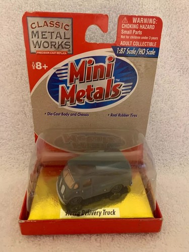 Camión de reparto Metro Classic Metal Works (CMW) mini metales escala HO gris #30119 | Zustand: New