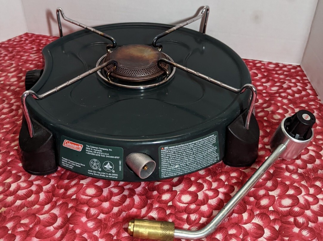 バーベキュー・調理用品 Coleman SINGLE GAS STOVE 120A Amazon.com: Coleman Single Burner Single Gas Stove 120A For
