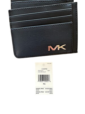 Michael Kors / MK Jet Set Cooper Kartenetui, dunkelblau, NEU