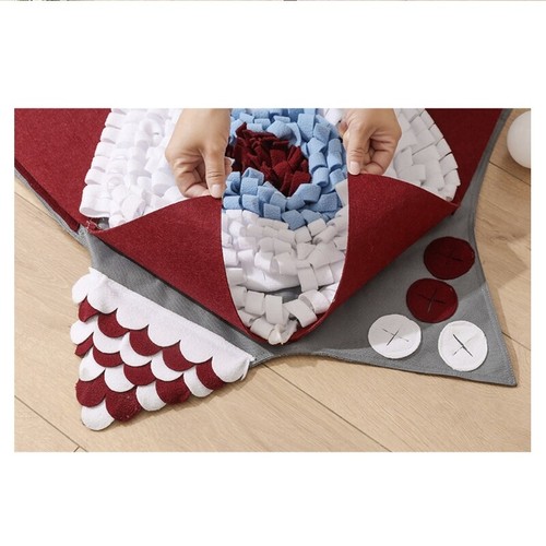 Pet Dog Snuffle Mat Nose Smell Training Blanket Sniffing Pad Slow Feeding Bowl - 第 6/8 張圖片
