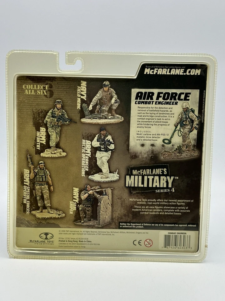 McFarlane Military Series 4 Air Force Combat Engineer Figure - Image 2 of 4
