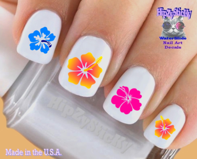 How To Draw Hawaiian Flowers On Nails | Best Flower Site