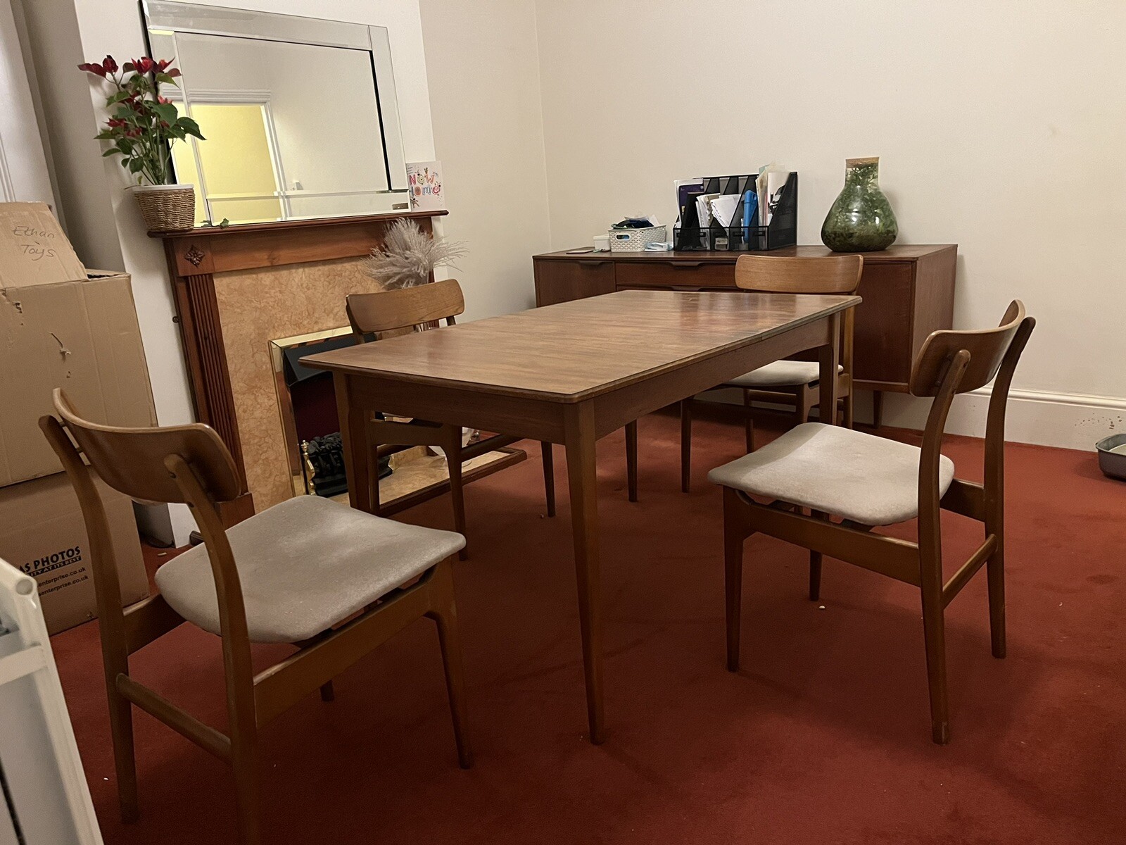 Mid Century G Plan dining table and chairs eBay