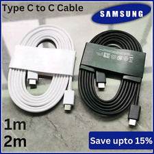 Genuine Samsung 60 watt Fast Charger Data SLIM Cable for S24 S23 S22 S21 Ultra