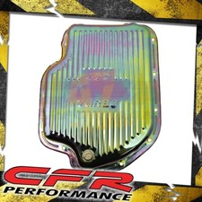 For Chevy Gm Turbo Th-400 Steel Transmission Pan Deep Sump - Zinc