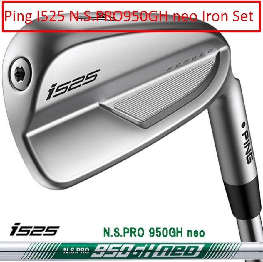 Ping I525 N.S.PRO950GH neo Iron Set 7I, 8I, 9I, PW, UW 5 Ping I525 N.S.PRO950GH neo Iron Set 7I, 8I, 9I, PW, UW 5