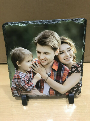  Individuelles Foto auf quadratischem Schiefer 20cmx20cm Bild Bild Unikat personalisiert Geschenk 