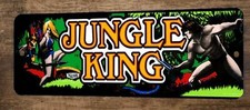 a Jungle King Arcade 4x12 Metal Wall Video Game Marquee Banner Sign