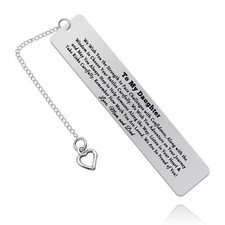 Inspirational Daughter Bookmark Gift Step-Daughter Wedding Birthday Christmas