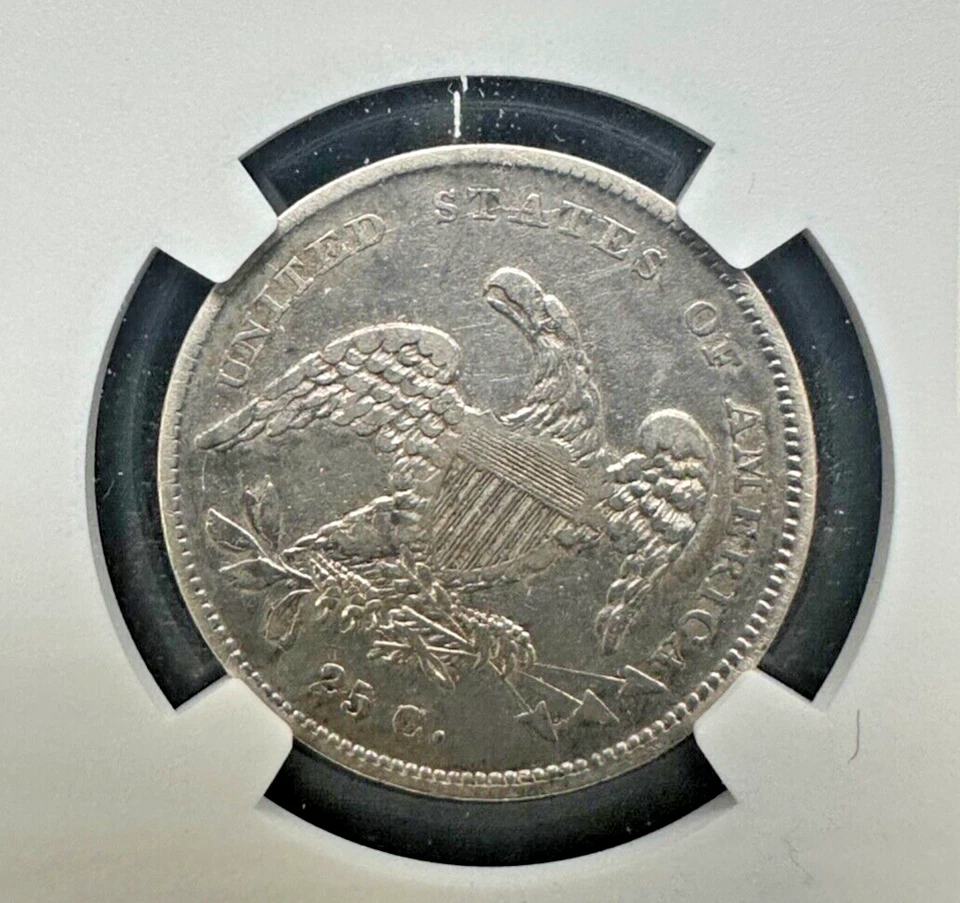 1831 25C Capped Bust Quarter NGC VF Details - Image 4 of 4