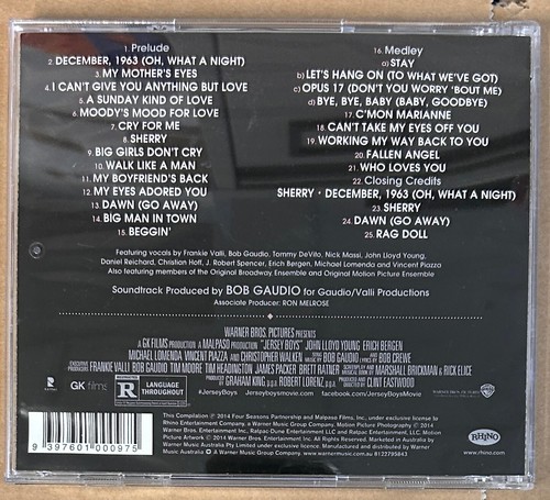 Jersey Boys - Motion Picture and Broadway Musical - Frankie Valli (CD) Preowned - Picture 2 of 2