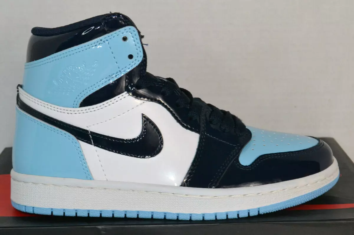 Air jordan 1 top womens patent unc