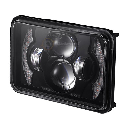 Fit For Chevy C10 Pickup Truck 1981-1987 4PCS 4x6" LED Headlights Hi/Lo Beam DRL - Picture 13 of 24