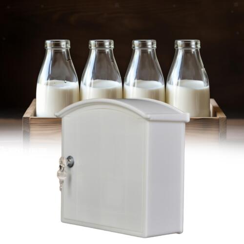 Wall Mounted Milk Box with Lock Mailbox Charging Box Milk Crate Multifunctional