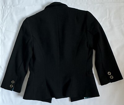 アウターその他 A FERRETTI Woman Blazer Black 05055134 0555 Zara Frf Collection Women Single Button Black Blazer Size 5
