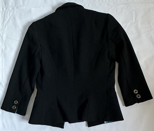 Blazer nero Zara Frf Collection donna bottone singolo taglia 5 - Foto 9 di 9