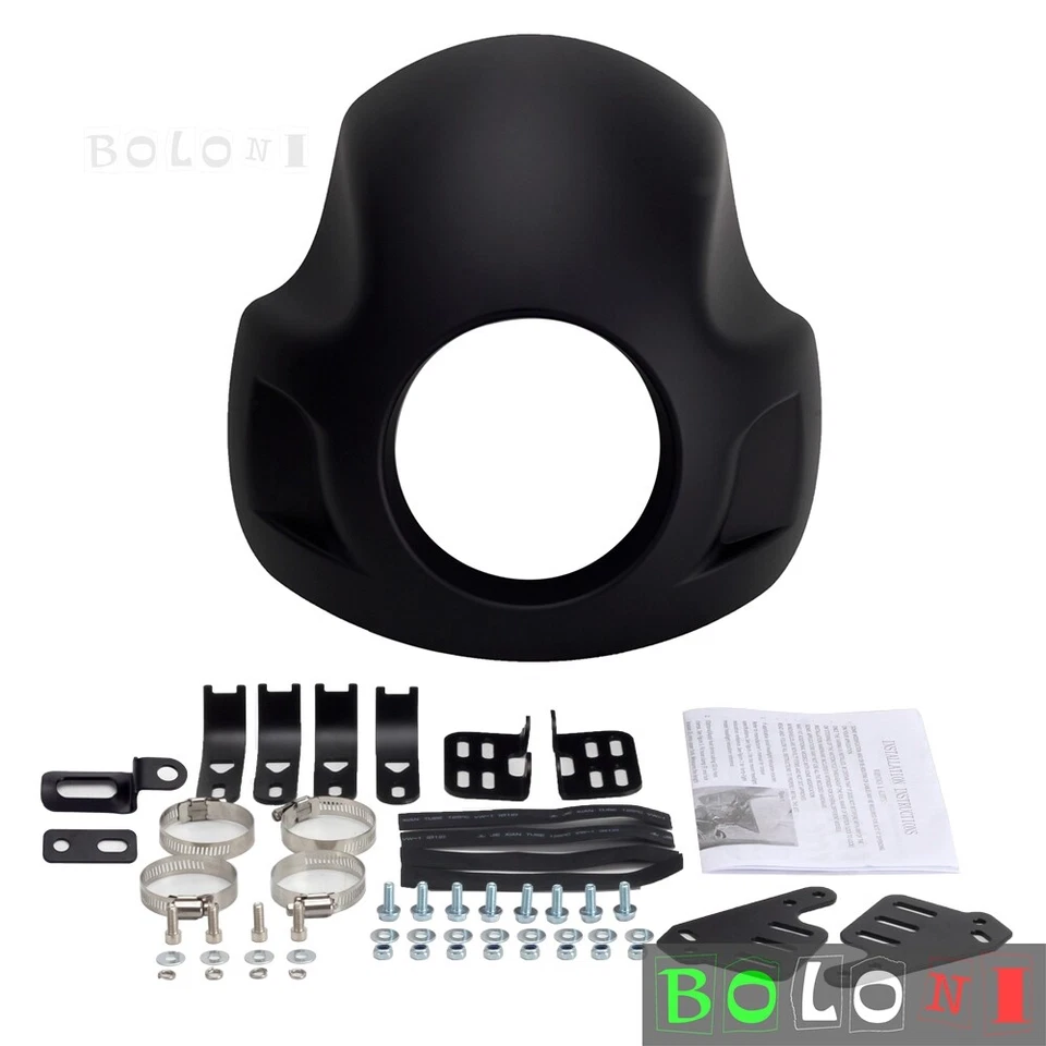 Kit de carenado de faros para Harley Dyna Sportster Forty-Eight con horquilla de 35-49 mm Foto 3 de 4