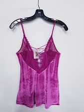 Savage x Fenty Velvet Vixen Slip in Purple Heat Sz Med