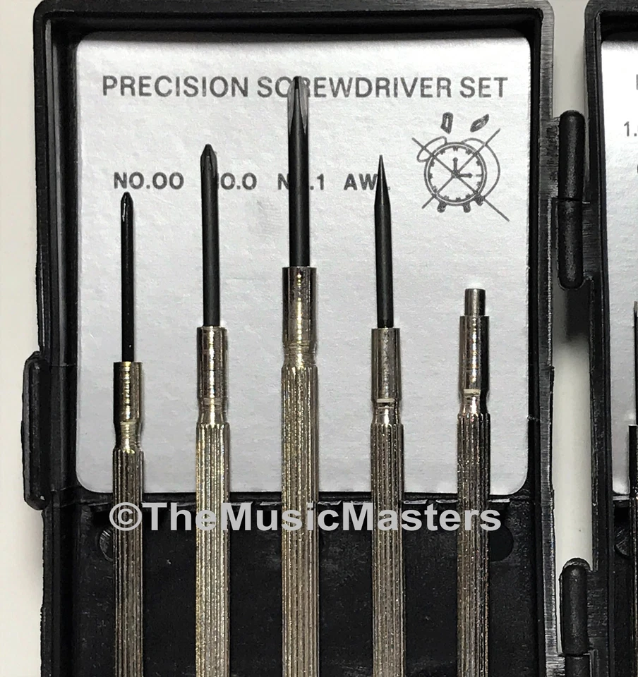 11 Piece Precision Mini Screwdriver Set Hand Tool Eyeglasses Watch Repair Kit - Image 4 of 4