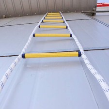 65ft Portable Reusable Emergency Fire Escape Ladder Flame Resistant Rope Ladder