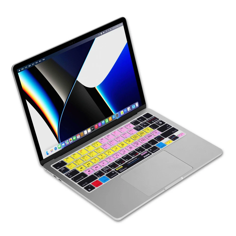 XSKN Serato DJ Shortcuts Keyboard Cover for 2021-2025 Macbook Pro 14.2/16.2 inch - Image 4 of 4