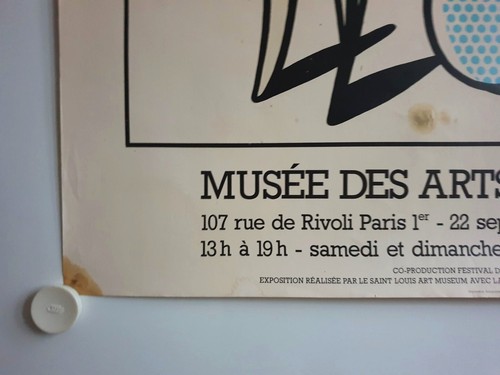 Plakat ROY LICHTENSTEIN 1982 Ausstellung Musée Arts Décoratifs - Paris - Bild 2 von 5