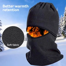 Balaclava Thicken Fleece Full Face Mask for Outdoor Windproof Snowboard Warm Cap