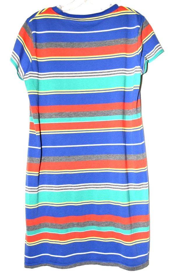 Gilligan O'malley Azul Naranja Verde Rayas Camiseta Prendas para Dormir Vestido Talla M Foto 3 de 4