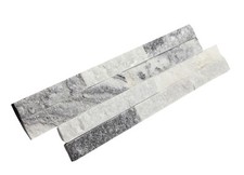 SplitFace Sparkly White Grey Quartz 3D Cladding Wall Tiles ✔️AS LOW AS £41.78/m2