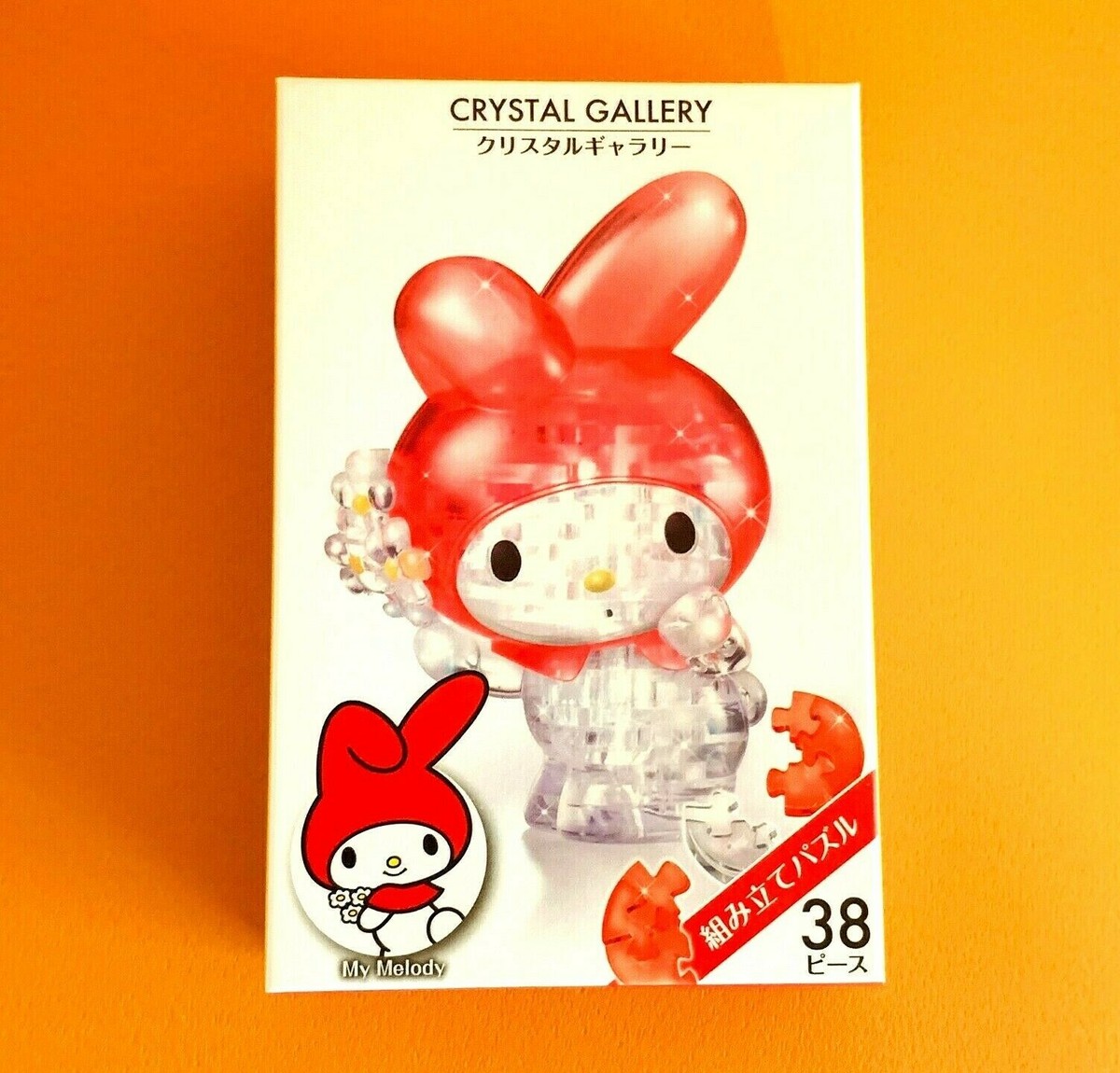 My Melody 3D Puzzle Crystal Gallery Sanrio 38 Piece Japan Fast