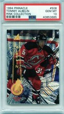 1994 Pinnacle #508 TOMMY ALBELIN RINK COLLECTION SP PSA 10 Gem Mint POP 1