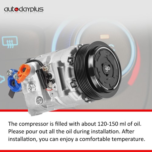 For 2006-2013 2014 Mercedes-Benz E350 CLK350 SLK350 ML350 A/C AC Compressor - Picture 6 of 15