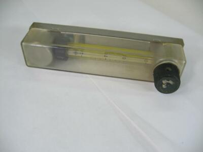 Brooks Liquid Flowmeter Acrylic & Stainless Steel w/ Valve 1/4'' NPT 0.2-2.0 GPH