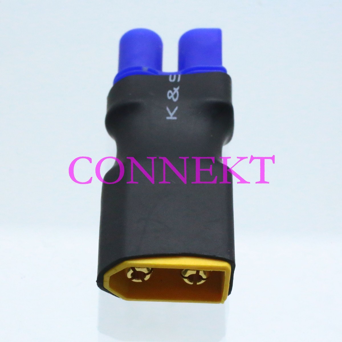 Lot Of 5 Male XT60 To 3.5mm Bullet Banana Adapters - Gold Plated, For RC Batteries & ESCs