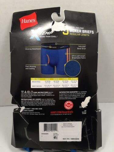 Hanes Jungen X Temp leichtes Netz 4er Pack klein 6-8 - Bild 2 von 4