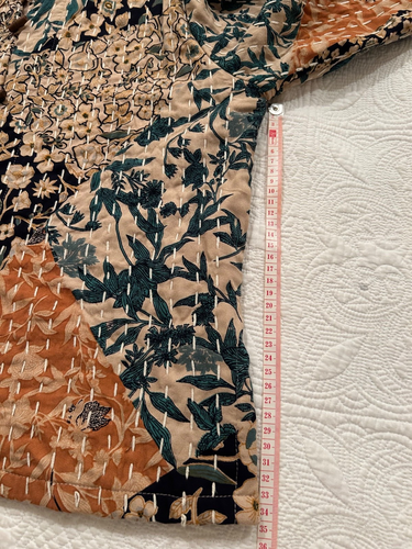 Tree of Life Kantha style stitchwork Patchwork look fabric Jacket RRP: $140.00 - Picture 19 of 24