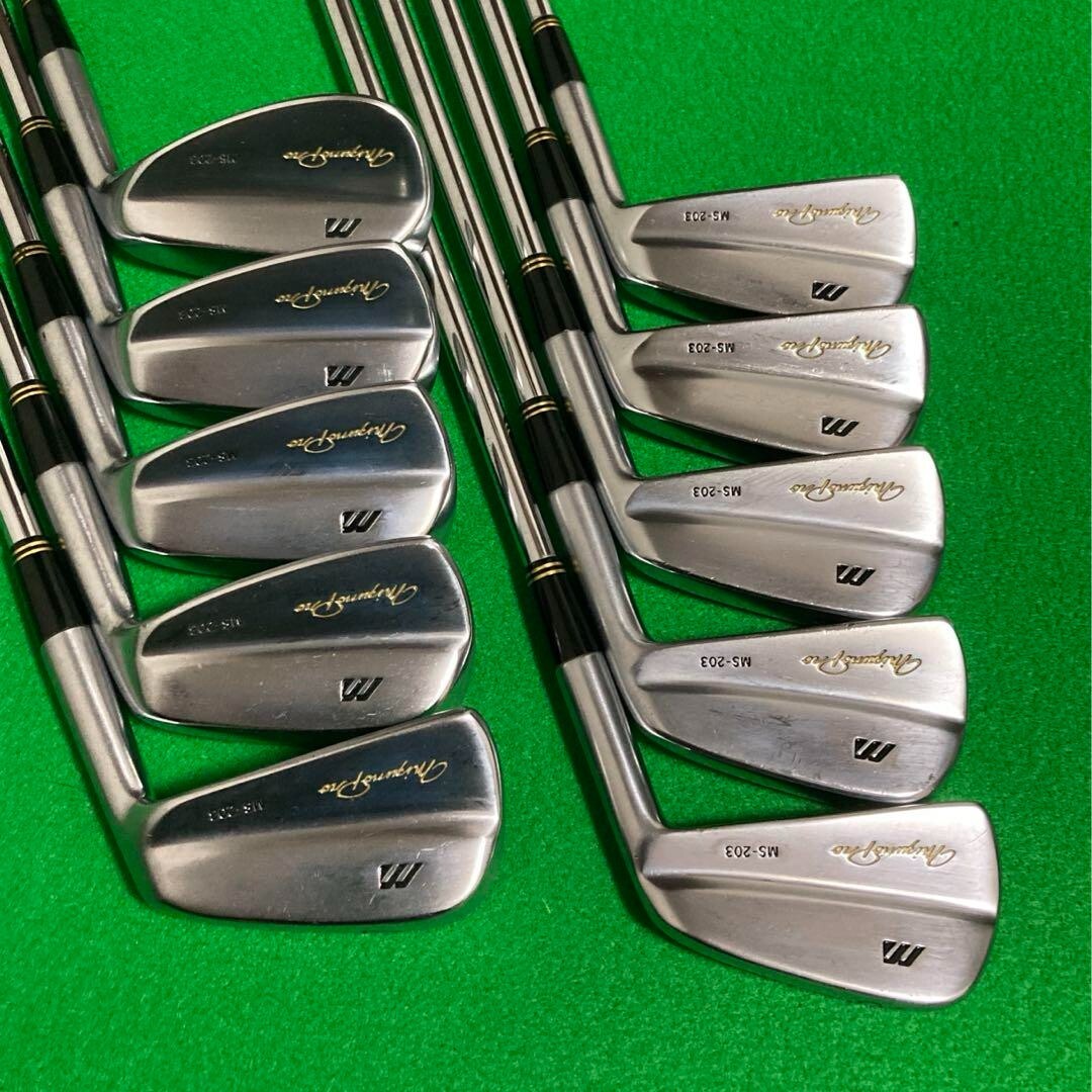 Mizuno Pro MS-203 Iron Set 10pcs 2-Pw,Sw Flex S Stiff Dynamic Gold 