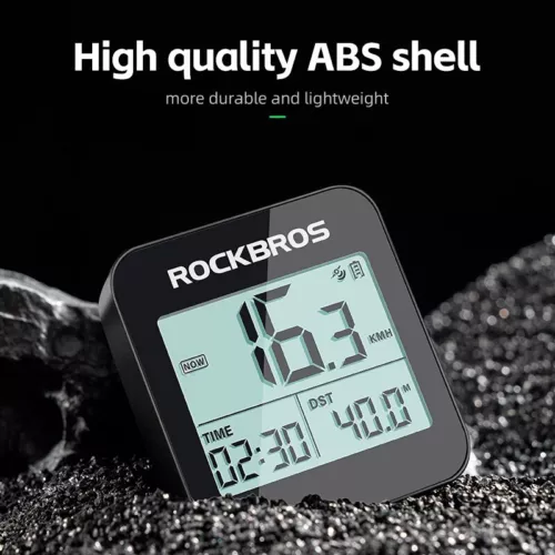 RockBros Fahrradcomputer Drahtlos Tachometer GPS, IPX6 Fahrrad Kilometerzähler - Bild 6 von 18