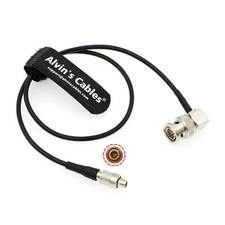 Timecode Cable for Wisycom MTP60 Transmitter Zaxcom ZFR 400 BNC to Micro 3 Pin