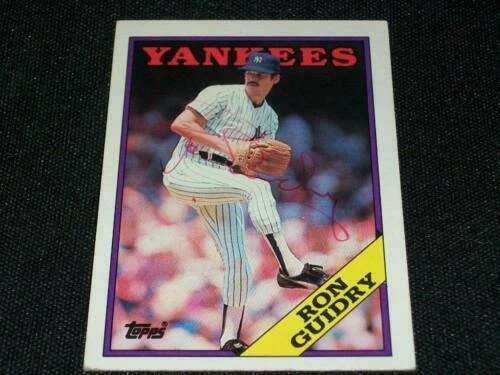 Ron Guidry Baseball Trading Cards