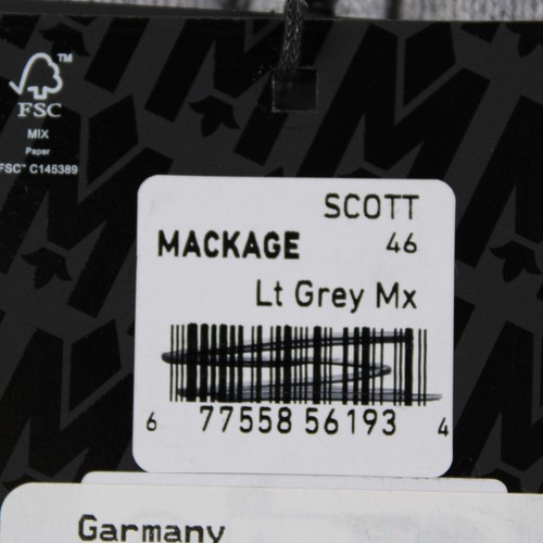 Mackage NWT Scott Wool / Cashmere Down Jacket Size 46 3XL US In Gray Melange - Picture 17 of 19
