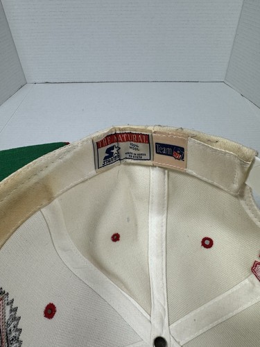 Vintage 90s Starter San Francisco 49ers White Hat Cap 100% Wool Embroidered - Bild 7 von 7