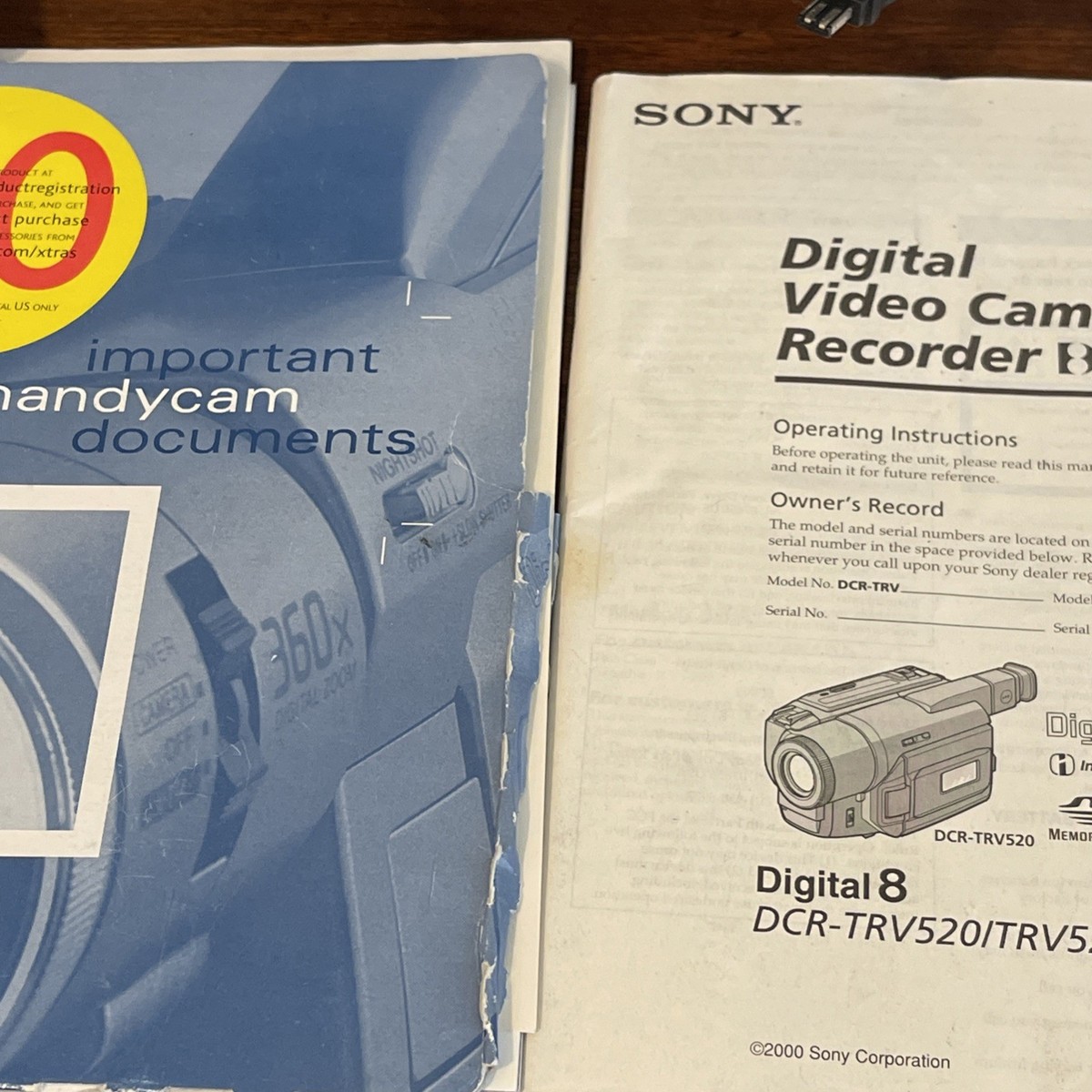 Sony DCR-TRV520 Digital8 HI8 8mm Video8 Camcorder VCR Player Video