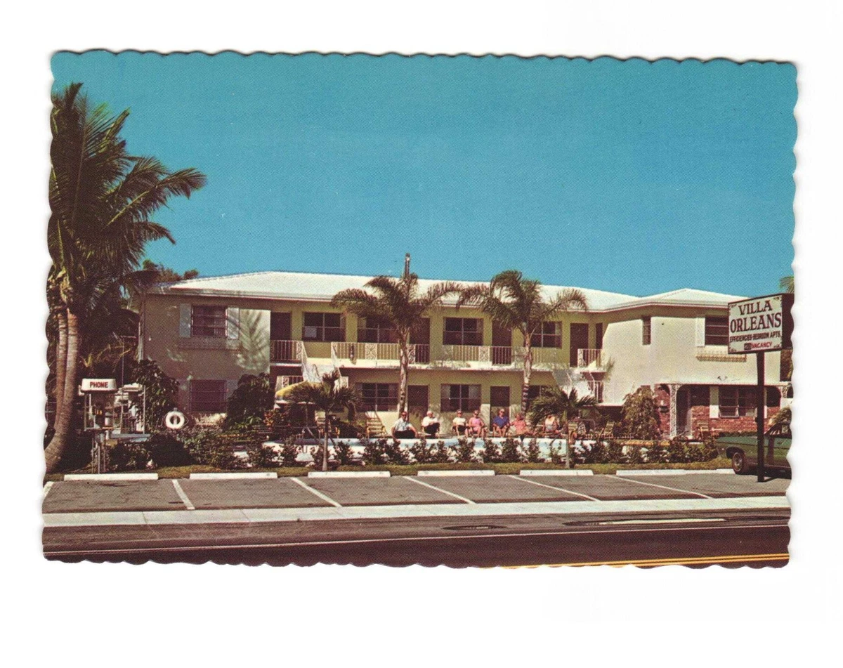 Carte Postale Ancienne Fort Lauderdale Floride – Vue Réelle (RPPC), Années 1940-50, Non Oblitérée