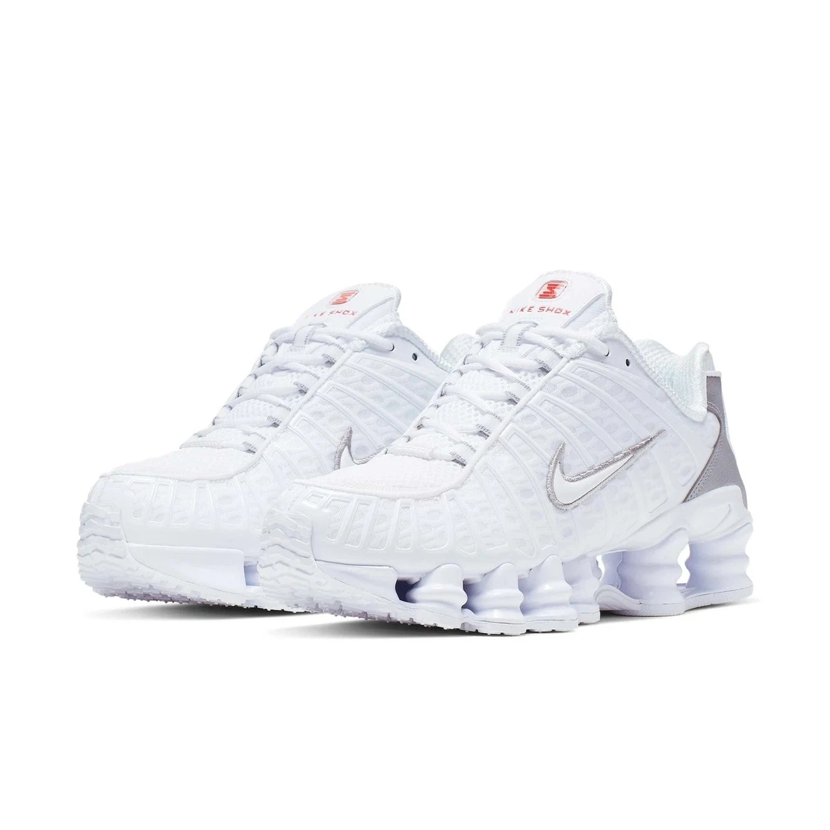 Nike Shox TL White Silver W for sale | eBay