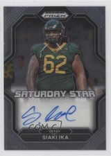 2023 Panini Prizm Draft Picks Saturday Star Signatures Siaki Ika Auto 00ht